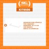 KIT - 6 aparador aramado em u 30x73cm Branco - Sa Gondolas - 2
