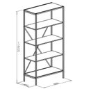 Ver imagem 2 de Estante 4 Prateleiras Niterói 