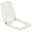 Ver imagem 2 de Assento Sanitário Tampa de Vaso Madeira Mdf Laqueado Nuage para Bacia Incepa 27cm - Bege Claro