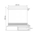 Ver imagem 3 de Painel para TV até 46 Polegadas 1 Porta Ripado Est102