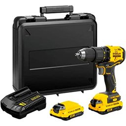 STANLEY Kit Parafusadeira e Furadeira 20V MAX* Bivolt com 2 Baterias e Maleta SCD700C2K - 1 STANLEY Kit Parafusadeira e Furadeira 20V MAX* Bivolt com 2 Baterias e Maleta SCD700C2K - 1