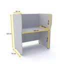 Ver imagem 2 de BAIA P/ TELEMARKETING SIMPLES INICIAL PANDIN MAXXI - CINZA ETSI03