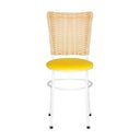 Ver imagem 3 de 2 Cadeiras para Mesa Branca Hawai Palha:amarelo