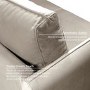 Ver imagem 4 de Sofá 3 Lugares em Veludo Orquídea CabeCasa MadeiraOriginals