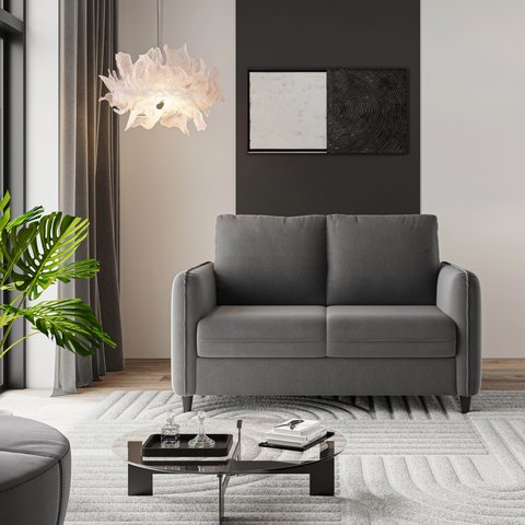 Sofá 2 Lugares em Veludo Orquídea CabeCasa MadeiraOriginals