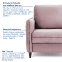 Ver imagem 6 de Sofá 2 Lugares em Veludo Orquídea CabeCasa MadeiraOriginals