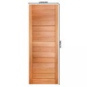 Ver imagem 2 de Porta de Madeira Maciça Ad01 de Tauari Mapaf - 2.10 (a) X 1.22 (l)