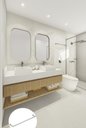 Ver imagem 4 de Porta Toalha Toalheiro de Banho Banheiro 60cm em Aço Inox Polido Brilhante Linha Larissa Stainless