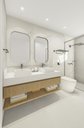 Ver imagem 2 de Porta Toalha Toalheiro de Banho Banheiro 60cm em Aço Inox Polido Brilhante Linha Larissa Stainless