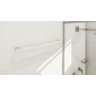 Porta Toalha Toalheiro de Banho Banheiro 60cm em Aço Inox Polido Brilhante Linha Larissa Stainless - 3