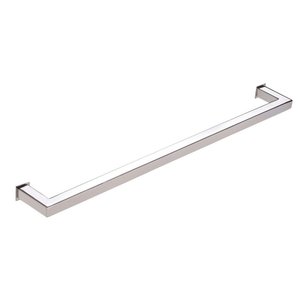 Porta Toalha Toalheiro de Banho Banheiro 60cm em Aço Inox Polido Brilhante Linha Larissa Stainless