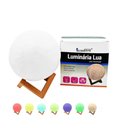 Ver imagem 3 de Luminaria 3d Lua Cheia Led 7 Cores Abajur Infantil Touch Luz
