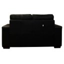 Ver imagem 5 de Sofá de Couro 2 Lugares Paris 164cm M06 Cor Preto 450 - ADJ DECOR