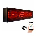 Ver imagem 2 de Painel Led Vermelho Letreiro Luminoso Digital 70x20 Alto Brilho Wi-fi