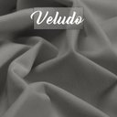 Ver imagem 7 de Canto Alemão Recamier Bau + Painel Madri 120cm Veludo Grafite - Inova Decor