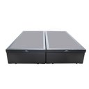 Ver imagem 3 de Cama Box Baú Casal Bipartido HomeQueen Corino Cinza 41x138x188