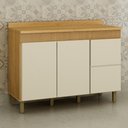 Ver imagem 2 de Balcão Dakota 120cm Mdp/mdf com 4 Portas Valdemóveis
