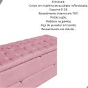 Ver imagem 2 de Calçadeira Baú Sapateira 140cm Ayla Veludo Capitonê