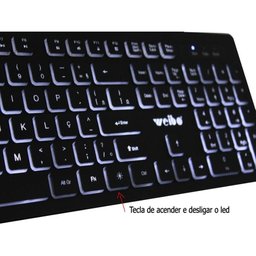Teclado Semi Mecanico Gamer Usb Pc Computador Luminoso W560 Luuk Young - 4