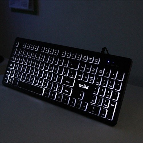 Teclado Semi Mecanico Gamer Usb Pc Computador Luminoso W560 Luuk Young - 5