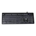 Ver imagem 2 de Teclado Semi Mecanico Gamer Usb Pc Computador Luminoso W560 Luuk Young