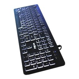 Teclado Semi Mecanico Gamer Usb Pc Computador Luminoso W560 Luuk Young - 3