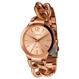 Relógio Glam Feminino Analógico Lince Lrr4734l40 Rosegold - 1