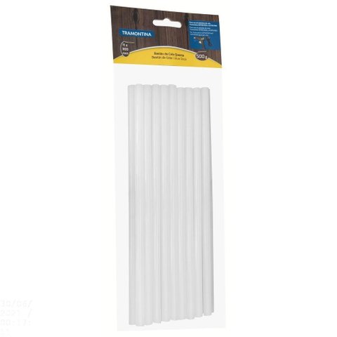Pacote Bastão de Cola Quente 500g 11x300mm - Grosso e Comprido - Tramontina Tramontina