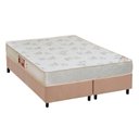 Ver imagem 1 de Cama Box Super King Colchão Espuma Castor D33 Sleep Max Relax + Base CRC Suede Clean(193x203)