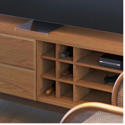 Rack Bancada Noronha 1.8 Freijó – Colibri - 5