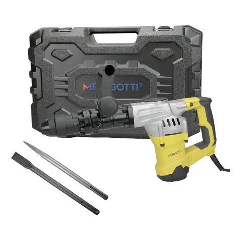 Martelete Rompedor 8kg 15J 1300W MMR1300 Sds Max Menegotti Cor Amarelo 220V