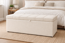 Ver imagem 1 de Recamier Calçadeira Baú Carla para Quarto Cama Casal 140 Cm Suede Porcelana do Lar Móveis e Decoraçã