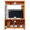 Ver imagem 4 de Estante Home Tv 50 Pol 2 Portas 137 Cm Elba Freijo Off White Matte Colibri