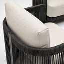 Ver imagem 3 de Conjunto Sofa Area Externa Corda Nautica Aluminio Havana