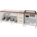 Ver imagem 4 de Balcao Pia 150cm e Cooktop 5 Bocas Savana Off White Mobbs
