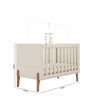 Berço Mini Cama Iris Americano Pés em Madeira Off White - 2