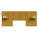 Ver imagem 1 de Cabeceira Casal Modular Lumen Carvalho Americano - Incorplac