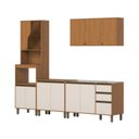 Ver imagem 3 de Cozinha Completa Modulada 5 Peças sem Tampo Off White Cinamomo Venaly