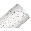 Ver imagem 1 de Papel de Parede Mármore Granilite Vinil Adesivo Impermeável Lavável Pia Box Mesa Banheiro 2m X 60cm