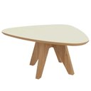 Ver imagem 2 de Mesa de Centro/lateral Formato Orgânico 60x50cm Tb612 Dalla Costa - Off White/freijó