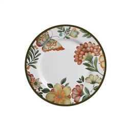 Conjunto com 6 Pratos de Sobremesa Verona Acetinado Ø21cm Alleanza Cerâmica - 1