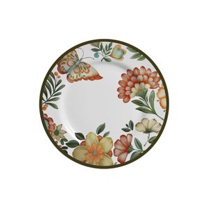 Conjunto com 6 Pratos de Sobremesa Verona Acetinado Ø21cm Alleanza Cerâmica