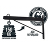 Suporte de Parede para Saco de Pancada até 150 Kg em Aço Reforçado com Fixação - 6