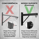 Ver imagem 7 de Suporte de Parede para Saco de Pancada até 150 kg em Aço Reforçado com Fixação