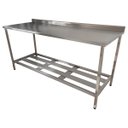 Ver imagem 2 de Mesa Aço Inox Profissional 160x70x90 Cm com Espelho Nortinox