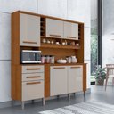 Ver imagem 1 de Kit Cozinha Catar 6 Portas 2 Gavetas Nicho Sallêto