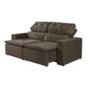 Ver imagem 2 de Sofá 2 Lugares Retrátil e Reclinável 180cm Oviedo