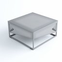 Ver imagem 2 de Mesa de Centro Campinas Cinza