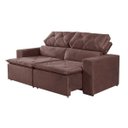Ver imagem 2 de Sofá 2 Lugares Retrátil e Reclinável 180cm Oviedo