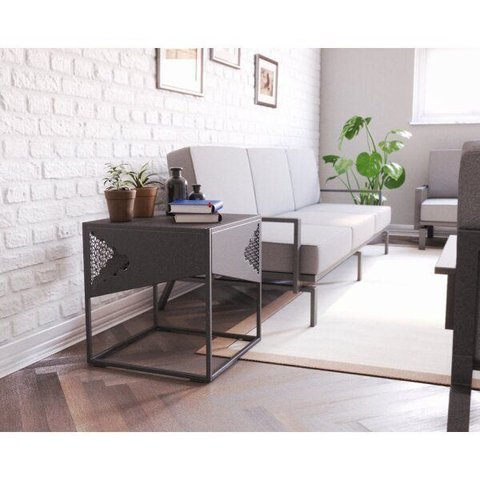 Mesa Lateral 48cm Campinas Leme Preto